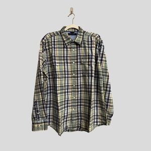 TOMMY HILFIGER | MEN BUTTON UP | EXCELLENT CONDITION | PLAID | SIZE: L |